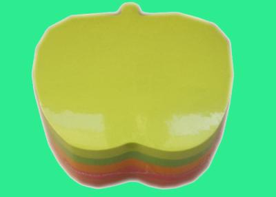 China Apple shape green Die Cut  Sticky Notes assorted colors for students for sale