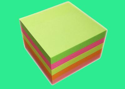 China mixed Colorful unique Sticky Note Cube for office , school， home for sale