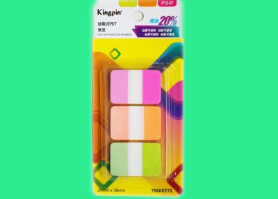 China Strong Glue Pop Up Fluorescent Cube Sticky Note with Dispenser pet flags for sale