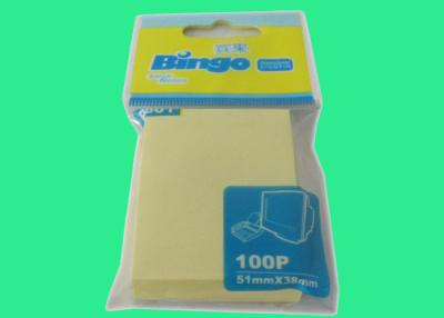 China Sticky Post It Notes Yellow Sticky Pad 1.5 X 2 Inch Mini Repeatable for sale