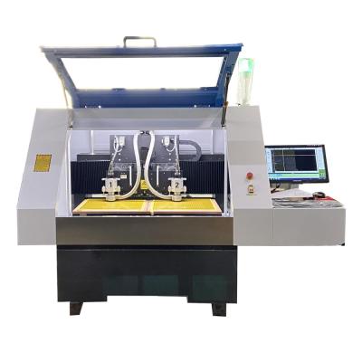 China Aluminum PCB/FR4/Acrylic PCB CNC Tool Change Manual Drilling and Milling Carving Machine for MPCB FR4 Copper Plate LED Lighting for sale