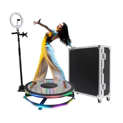 China Promotional Gifts Advertising Fast Shipping Within 48h 360 Automatic Video Photobooth With Led Ipad 360 Camera Photo Booth Machine 115cm With CaseHot Sale Product for sale