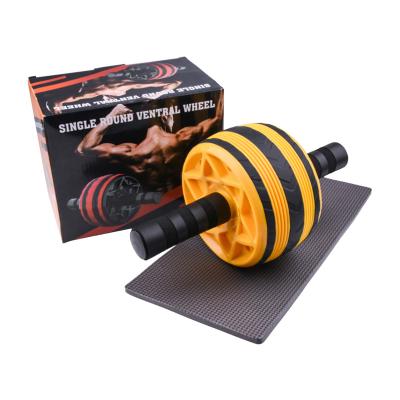 China Universal custom ab wheel roller for exercise abdominal and stomach wheel for fitness home gym with non-slip handles for sale