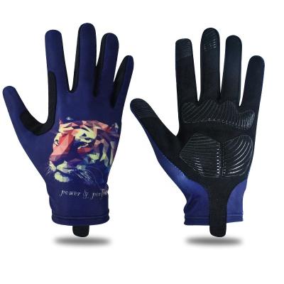 China UV Protection Full Finger Men and Women Cycling Mountain Bike Outdoor Fishing Gloves Non-slip Breathable for sale