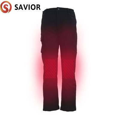 China Breathable USB Rechargeable Waterproof Soft Heating Electric Savior Long Pants For Men for sale