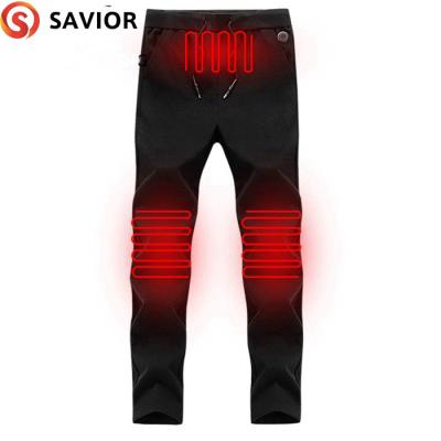 China Men's Breathable Outdoor Wear Savior Rechargeable Battery Heated Pants for sale