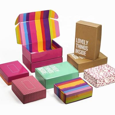 China Recyclable Baby Kids Clothes Wholesale Customized CMYK Printing Corrugated Paper Shipping Boxes For Kids Dress Up Clothing for sale