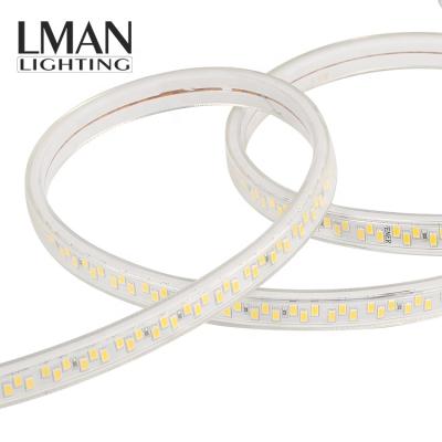 China Easy installation hot sale 180leds/m outdoor waterproof smd 5730 LED rope light ip65 AC110V 127V 220V 260V for sale