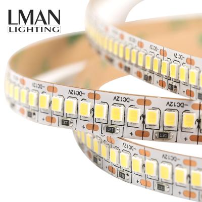 China Single Line Strip Light IP20 10MM Width Bare Board IP20 Width DC 24 Volt Easy Installation Warm White 20W SMD 2835 Led Strip for sale