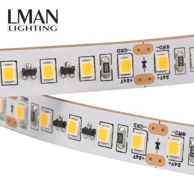 China Easy Installation Non IP20 Dropout Project Application 8MM Width DC 12V 24V 9.6W SMD 2835 Led Strip Light for sale