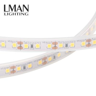 China Easy Installation IP68 High Grade Waterproof Injection 8MM Width Silicone DC 12V 24V 9.6W SMD2835 Led Strip Light for sale