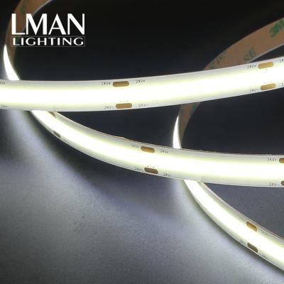 China Easy Installation Manufacturer Decoration 480leds Per Meter Width COB 8MM 10MM Width DC24V 10W 12W Led Strip Lamp for sale