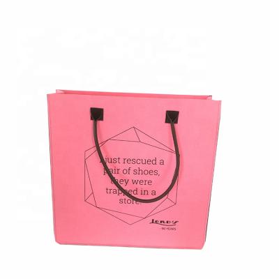 China Wholesale Tote Bags Folding Reusable Shopping Custom Foldable Bag Pouch Storage High Quality Solid Felt Handled Bag for sale