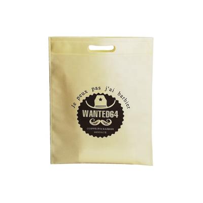 China Eco - Friendly Customized Eco - Friendly Non Woven Die Cut Shopping Bag For Shoes for sale