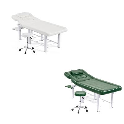 China Modern reinforced portable massage table and bed with face crad PU leather massage table with hole for sale