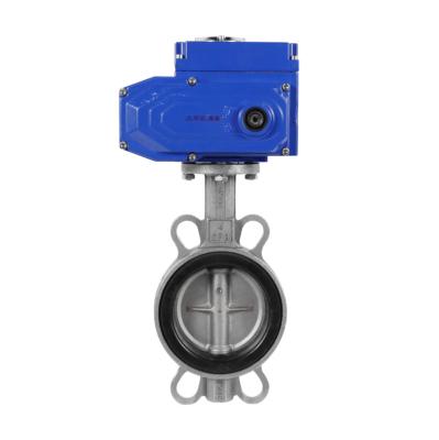 China General Stainless Steel Electric Explosion-proof Electric Wafer Adjustment Switch Butterfly Valve D971X-16P Soft Seal Butterfly Valve for sale