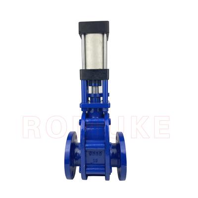 China Z644TC-16C General Pneumatic Carbon Steel WCB Flange Ceramic Gate Valve for sale