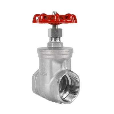 China Z15W-16P General Threaded Stainless Steel Gate Valve Water Heater Switch Tap Water DN15 20 25 32 40 50 for sale