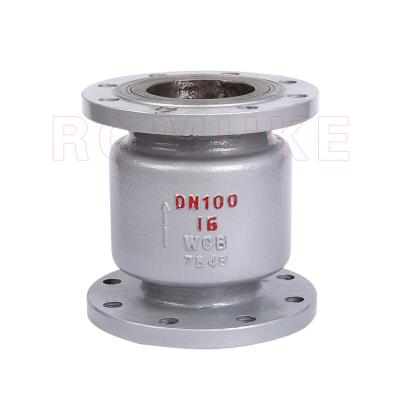 China H42H/Y-16C GB General Standard Vertical Carbon Steel WCB Flange Check Valve for sale