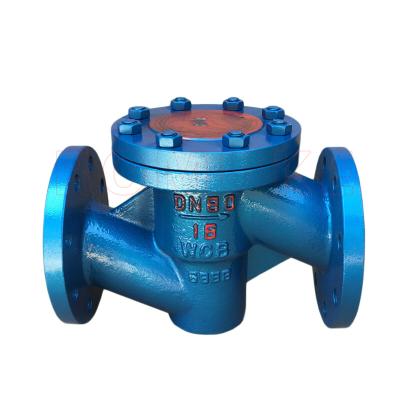 China H41F46-16C General Carbon Steel WCB PTFE Lined Flange Check Valve for sale