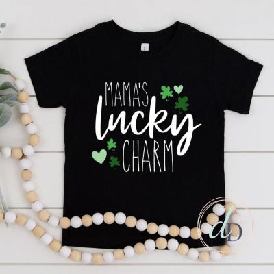 China 2022 New Lucky St. Patrick's Day Printing Crewneck T-shirt QUICK DRY for sale