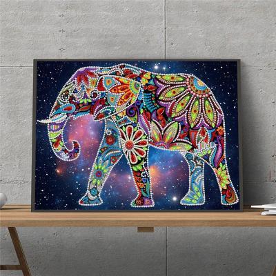 China CLASSIC Hot Selling Home Decoration Elephant 5d Diamond Painting Wall Art Crystal Painting With Diamond for sale