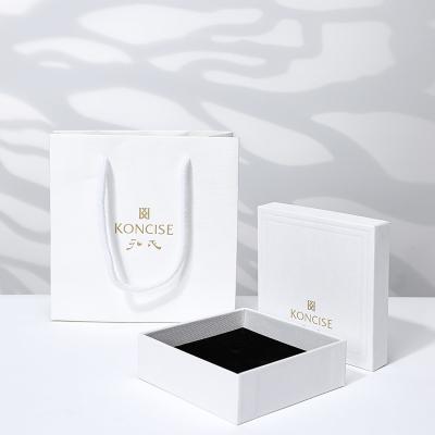 China Disposable Personalized Jewelry Packaging Box Custom Logo Printed Gift Box Paper Box And Bag Luxury Set for sale