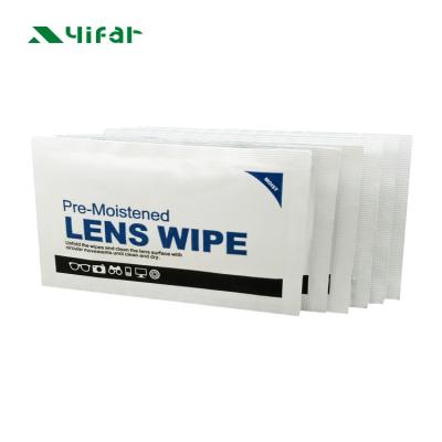 China Disposable AIWINA fasola zeiss optical lens cleaner pre moist anti fog eco-friendly natural wet custom wipes glass cleaning for sale