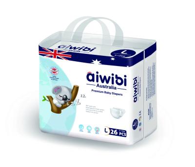 China AIWIBI brand backsheet Himalayan baby dada bamb tpu diaper bebem plain dry printed life 10 packs from Thailand AWB09 for sale