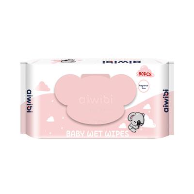 China High Quality Sensitive Skin Water Private Label AIWINA 50 Cotton Soft Baby Eco-Friendly Baby Wipes Teeth Eye Cleaning Dental Care Cloth China for sale