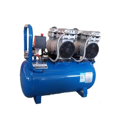 China 50L High Quality Oil Free Oil Free Low Noise Air Compressor With Solenoid Valve for sale