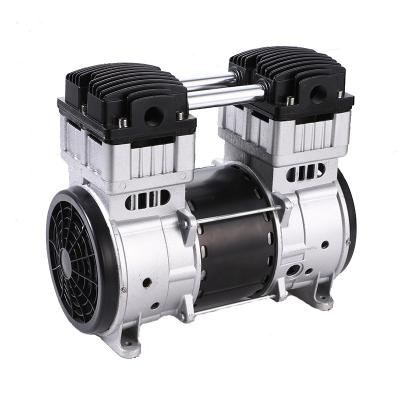 China Garment Shops Best Price Air Compressor 1.1kw / 1.5HP Low Noise Oil Free Electric Aluminum Iron Wire Cooling Shell for sale