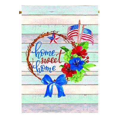 China Marriage favors & Bridal Party Gifts American Style Double Sided Garden Outdoor Decorative Flag for sale