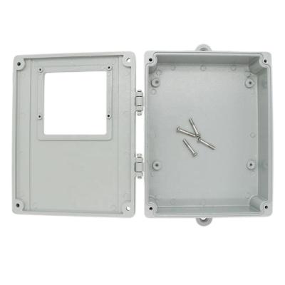 China FA8-1 180*140*60mm Cast Aluminum Outer Ear Fin Waterproof Box With Outer Shell Window IP66 IP67 Die Cast Electrical Junction Box for sale