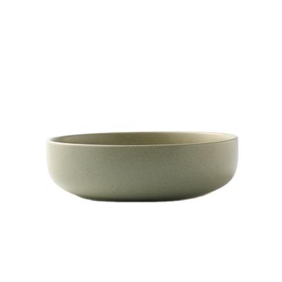 China Viable Nordic Style Steak Dessert Hot Selling High Quality Creative Matte Ceramic Plates Salad Bowls for sale