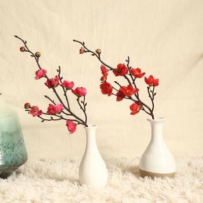 China Decoration Simulation Plum Blossom Flower Real Touch Artificial Flower Gift for Wedding for sale