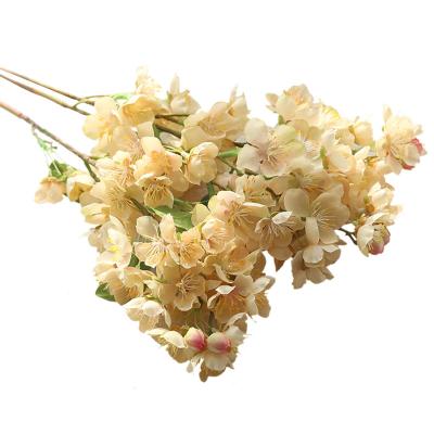 China Good Price Hanging White Cherry Blossom Artificial Flower Decoration for sale