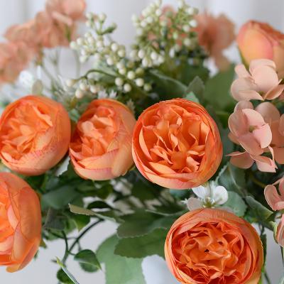 China Artificial Rose Romance Artificial Rose Holiday Decoration Wedding Romance Decoration for sale