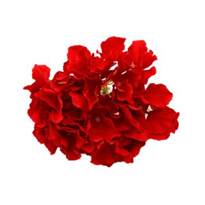 China Beautiful Colorful Hot Sale Artificial Silk Hydrangea Flower For Wedding Decor for sale