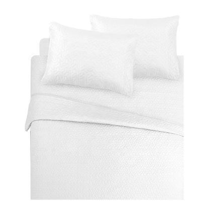 China 100%Polyester Bed Sheet Fabric Hotel Bed Sheet Tear-Resistant Plain Fabric Bleached White Fabric for sale