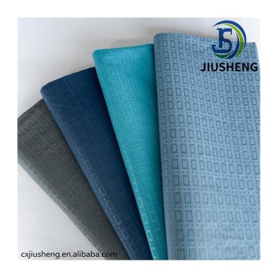 China Factory direct sales breathable 100% polyester embossed fabric comfortable fabrics for dresses for sale