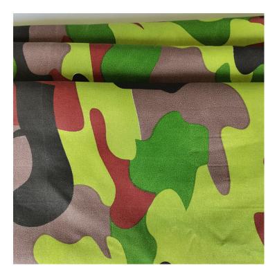 China Breathable Microfiber Woven Polyester 100% Brushed Dye Printed Outdoor Fabrics Camouflage Jungle for sale