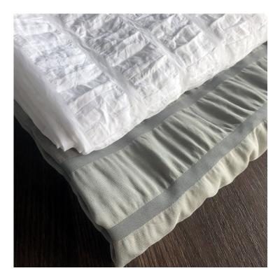 China 100%polyester cotton seersucker waterproof handsome fabric for home textile deco fabric for sale