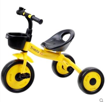 China Ride on Toy Ride On Toy Children's Tricycle Bicycle 2-6 Years Old With Bucket Light Inflatable Baby Stroller for sale