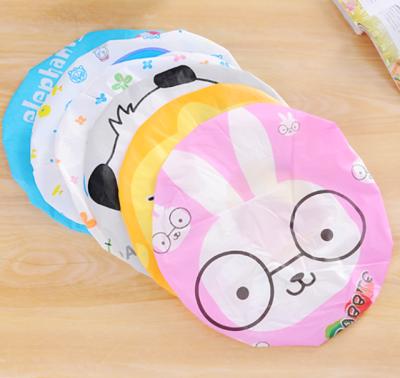 China Cute Eco-Friendly Cartoon Shower Bath Shower Hat Eco-Friendly Ladies for sale