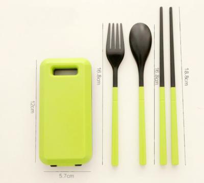 China Three-piece workable ABS plastic tableware workable for sale