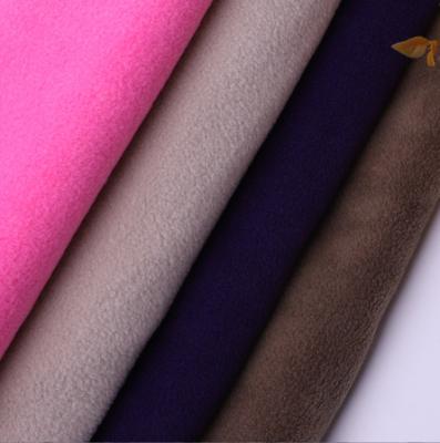 China Laminated Anti Pill Stretch Fabric Fleece Pill Single Brush Anti Flip Single Fleece Fabric for sale