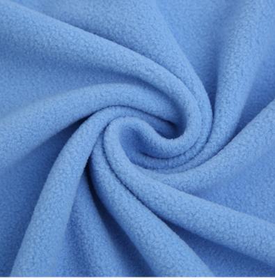 China Hot Selling 300g Anti Pill Plain Double Brush Single Shake Knitted Fleece Fabric For Use for sale