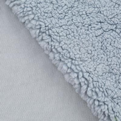 China Anti Pill New Quality Polyester Fabric Plain Brushed Plain Flip Fleece Fabric 100% for sale