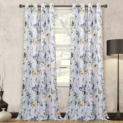 China Blackout Factory 3D Model Digital Printed Sublimation Blackout Blackout Custom Curtains, Window Curtain For Living Room for sale